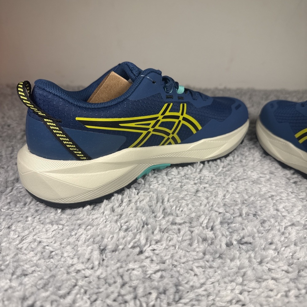 ASICS Pre Venture 11 GS 1014A378-400 Kids Size 4 Twilight Blue Cacti New - Picture 6 of 8